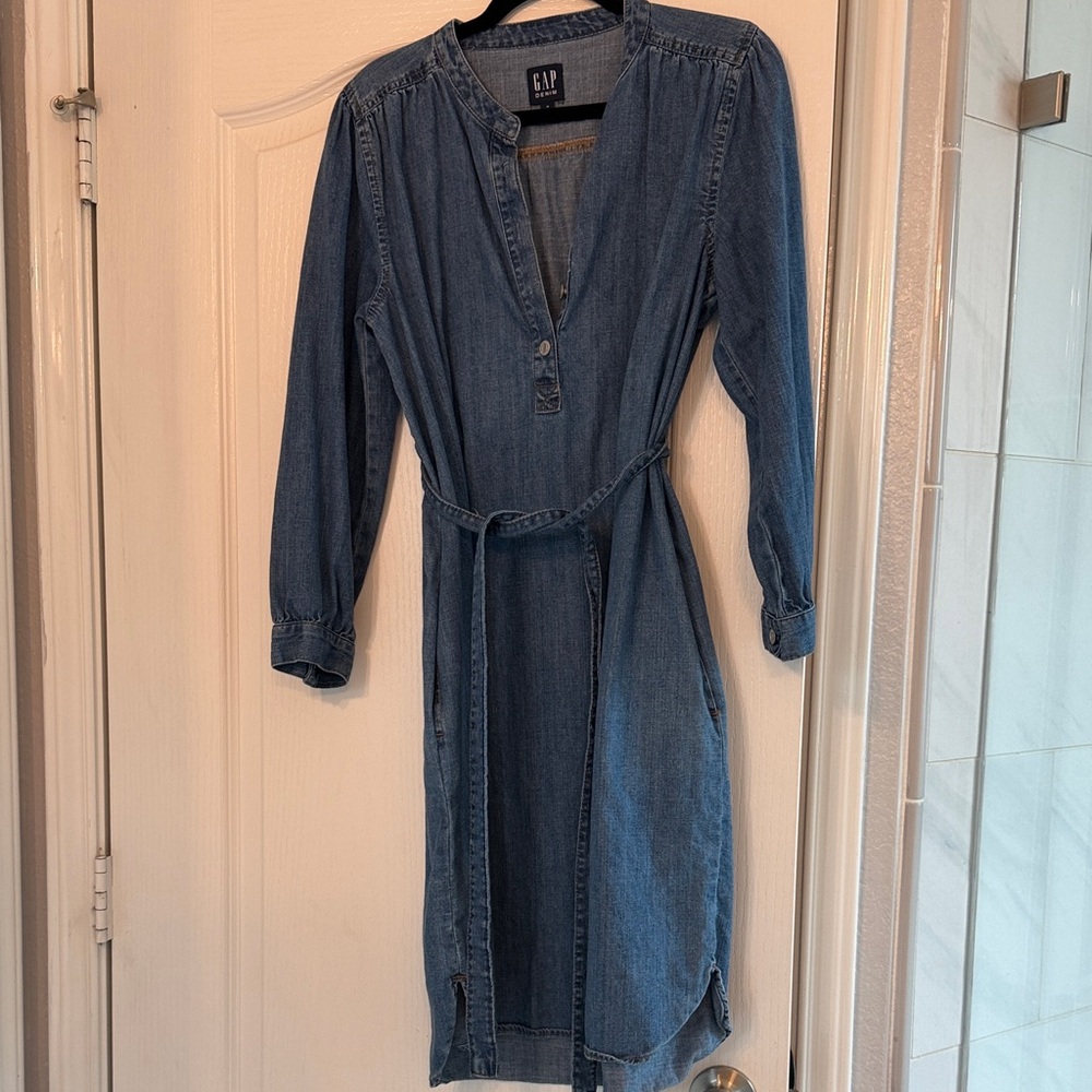 GAP Classic Blue Midi Dress